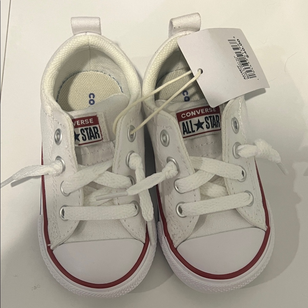 Converse Kids All Star White Sneakers